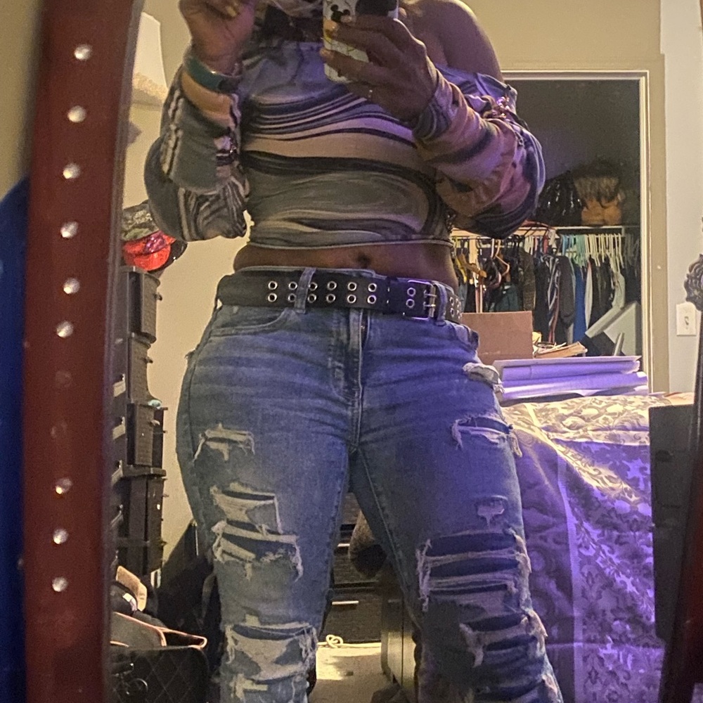 Nice cut up jeans by Phazes of Women Boutique
